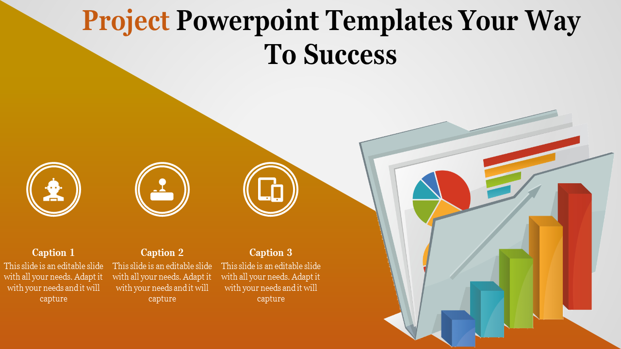 Attractive Project PowerPoint Templates For Presentation